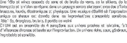 Une frêle et mince cascade